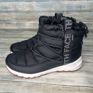 The North Face ThermoBall Lace-up Waterproof Boots Black Size 11 Womens